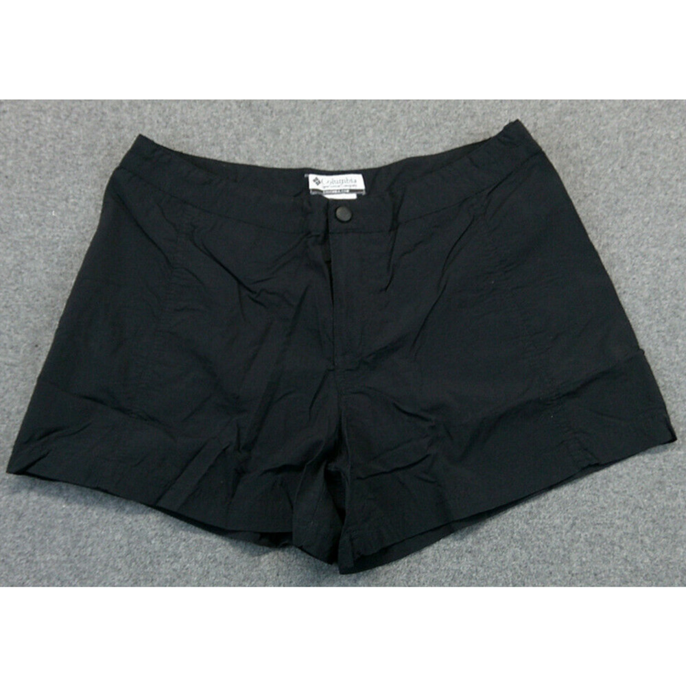 Columbia Women's Shorts Quick Dry Black Size 12 Back Pocket Great Condition